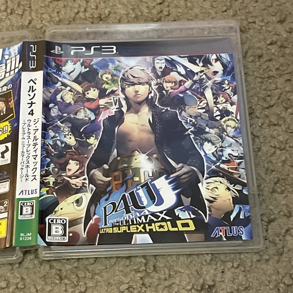 PS3 Persona 4 The Ultimax Ultra Suplex Hold Limited Edition  + Trading Card Japa